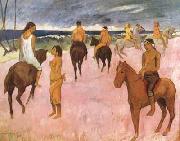 Paul Gauguin Riders on the Beach (mk07) oil painting reproduction